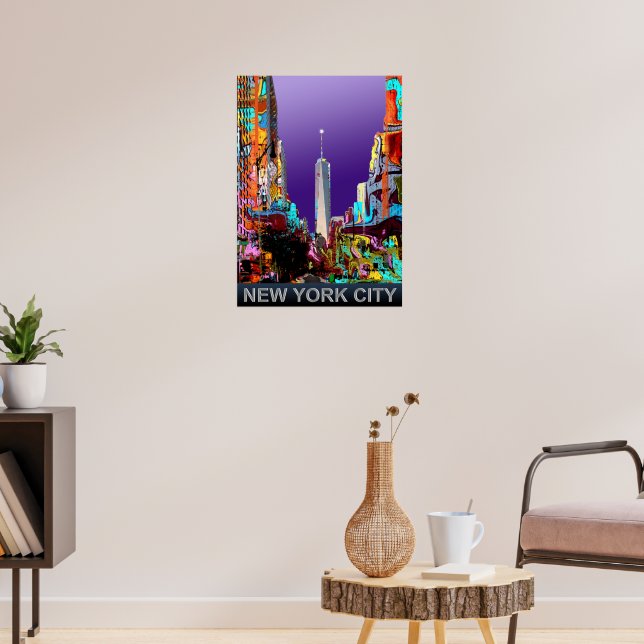 Póster Torre de Liberdade de Nova Iorque (Sala de Estar 3)