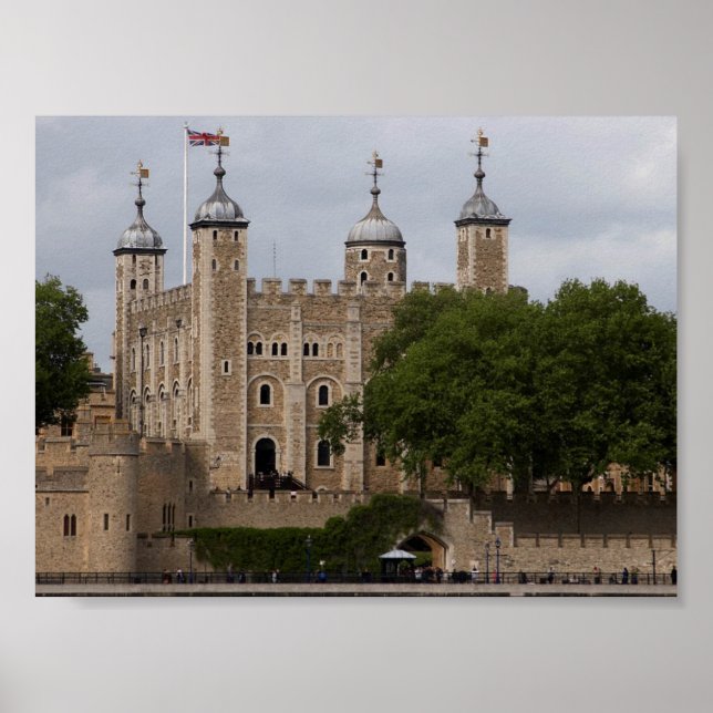 Póster Torre De Londres, Inglaterra, Viram Do Outro Lado  (Frente)