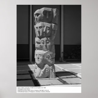 Poster Torre de Máscaras, UCLA, 1966