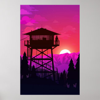 Poster Torre de Pesquisa do Fire Watch