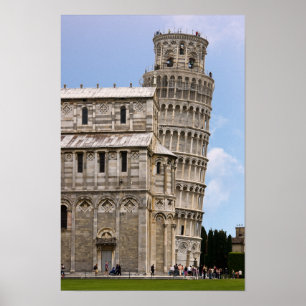 Poster Torre de Pisa e Catedral - Pisa, Itália