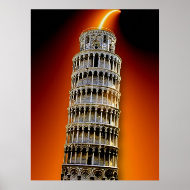 Poster Torre de Pisa Energy (Frente)