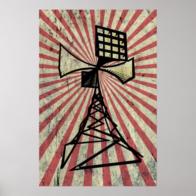 Poster Torre de rádio Siren (Frente)