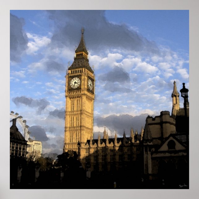 Poster Torre de relógio (Frente)