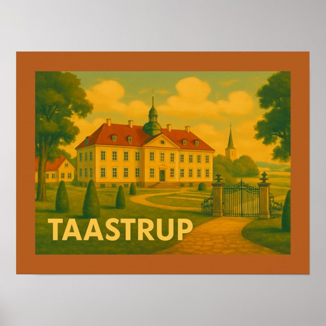 Poster Torre de Taastrup Dinamarca (Frente)