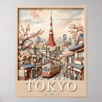 Torre de Tóquio Paisagem Urbana Japão Sakura Viage