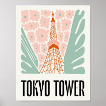 Torre de Tóquio - viagem de arte floral no Japão