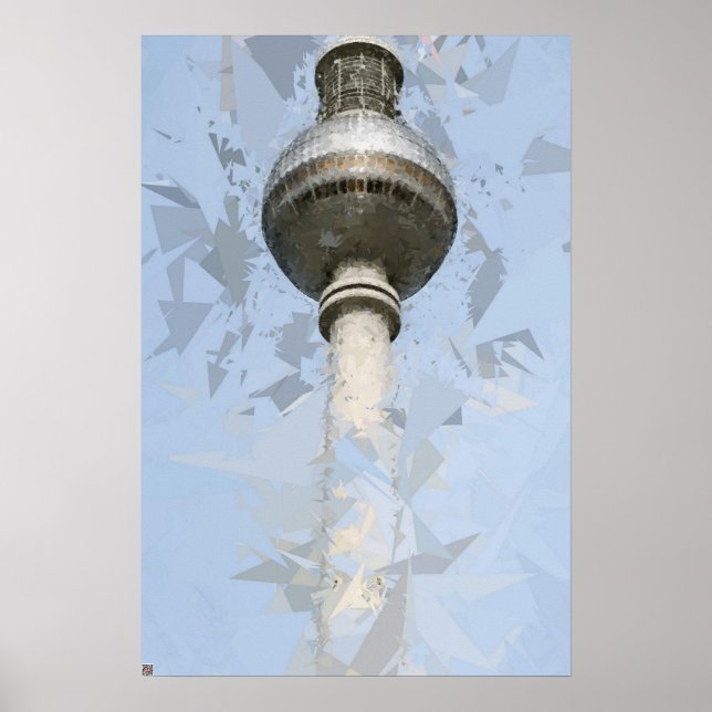 Poster Torre de TV Berlim (Frente)