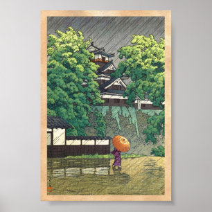 Póster Torre de Udo, castelo de Kumamoto (Kumamoto-jô
