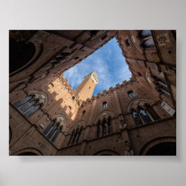 Poster Torre del Mangia Siena