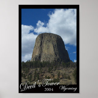 Póster Torre do diabo, Wyoming