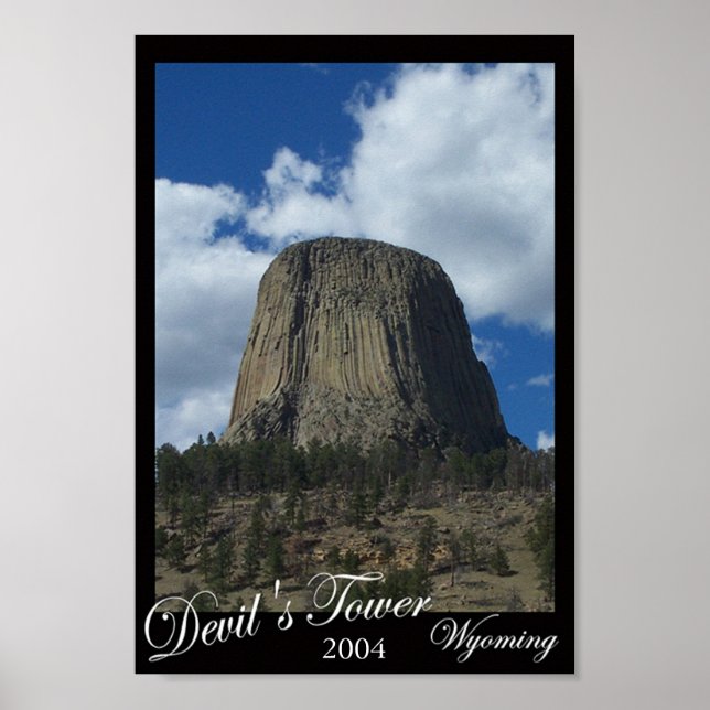 Póster Torre do diabo, Wyoming (Frente)