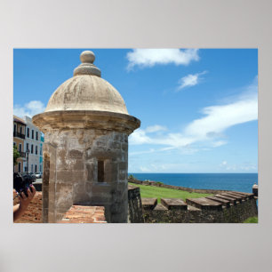 Póster Torre do forte de San Cristobal