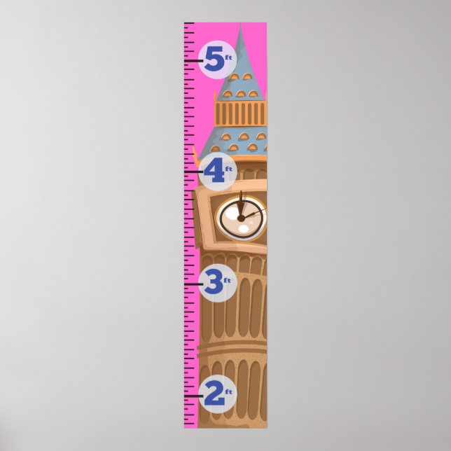 Póster Torre do Relógio Big Ben Westminster (Frente)