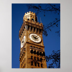 Póster Torre do Seltzer de Bromo - Baltimore, Maryland