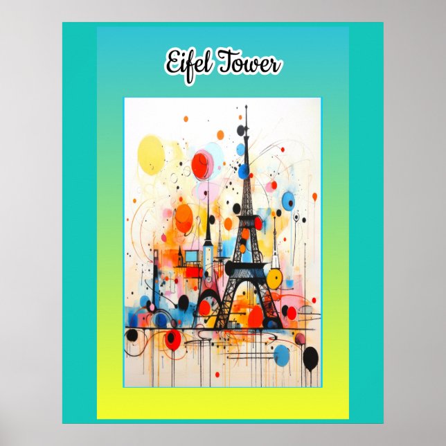 Poster Torre Eifel (Frente)