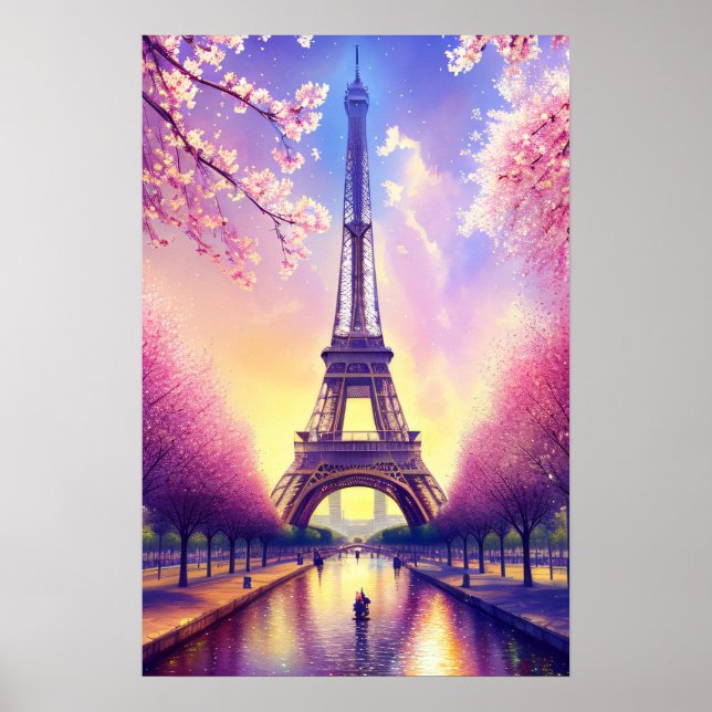 Poster Torre Eiffel (Frente)