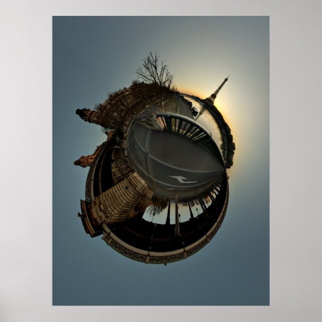 Poster Torre Eiffel (Frente)