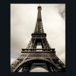Póster Torre Eiffel 8<br><div class="desc">Torre Eiffel incrível em Paris,  França no dia nublado,  editado,  tonado,  paris 2007 | Alexander Hafemann | ID do ativo: 76040898</div>