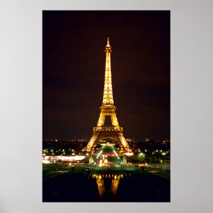 Póster Torre Eiffel a cores