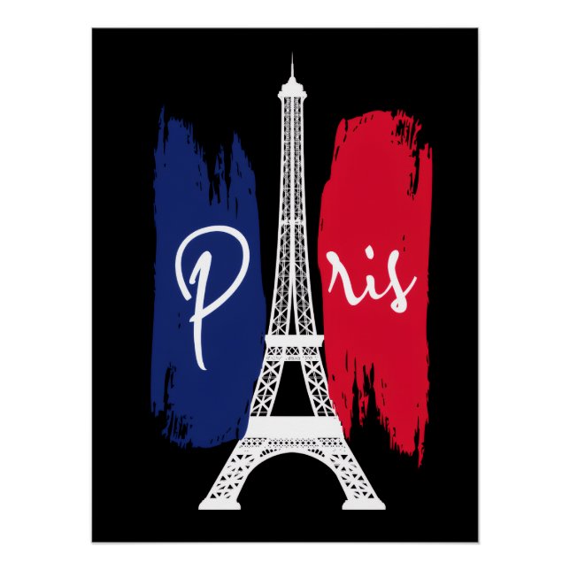 Póster Torre Eiffel de Paris  (Frente)