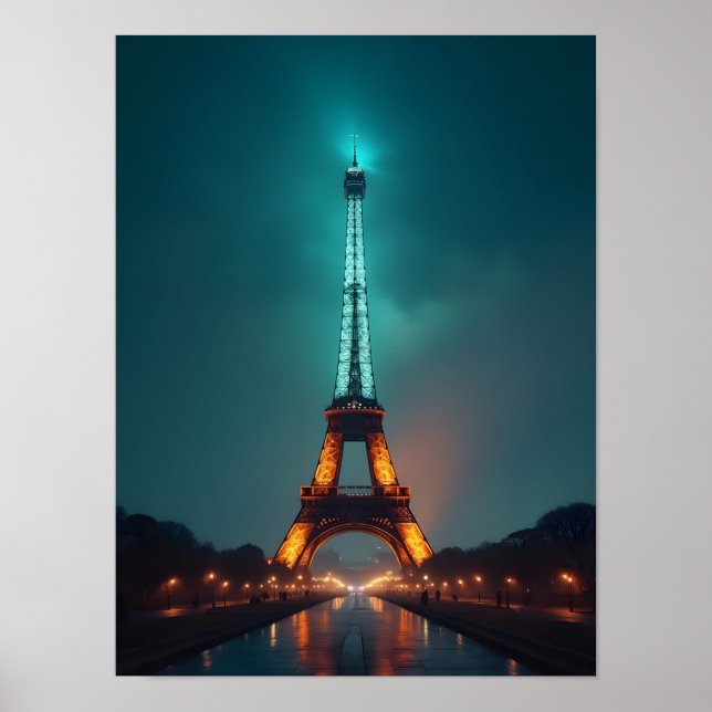 Poster Torre Eiffel de Paris (Frente)