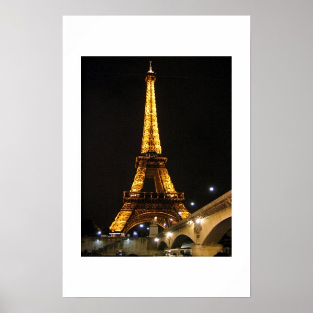 Poster Torre Eiffel do Sena (Frente)