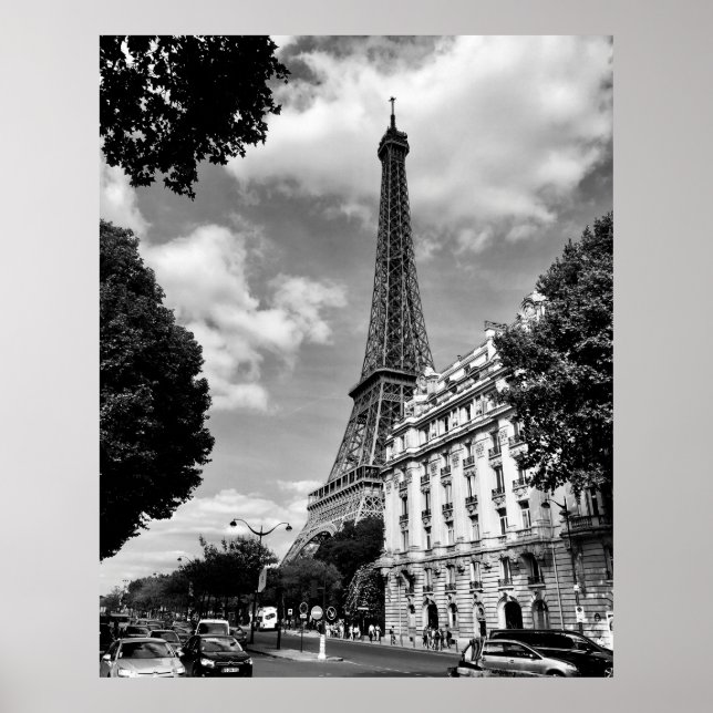 POSTER TORRE EIFFEL EM PARIS, FRANÇA (Frente)