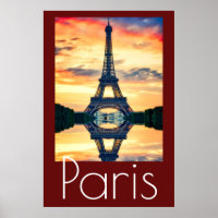 Torre Eiffel em Paris Trabalho de arte França Viag