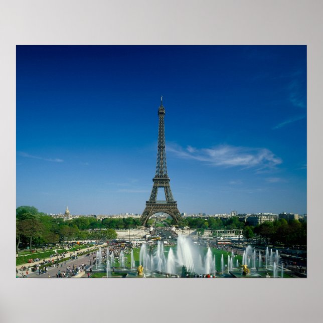 Póster Torre Eiffel, Paris, França (Frente)