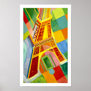 Póster Torre Eiffel Paris, Francis por Robert Delaunay