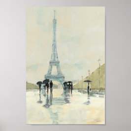 Póster Torre Eiffel | Paris Na Chuva