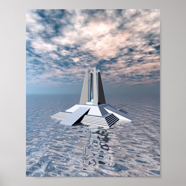 Poster Torre Estrutural da Atlântida (Frente)