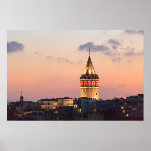 Poster Torre Galata, Istambul