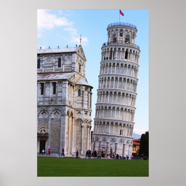 Póster Torre inclinada de Pisa (Frente)