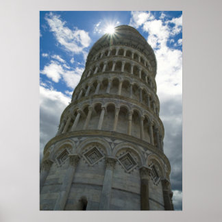 Póster Torre inclinada De Pisa