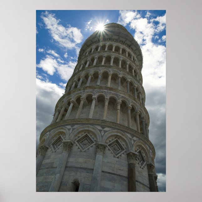 Póster Torre inclinada De Pisa (Frente)