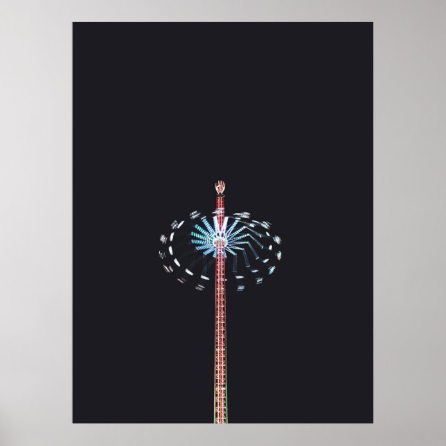 POSTER TORRE LIGADA DURANTE A NOITE (Frente)