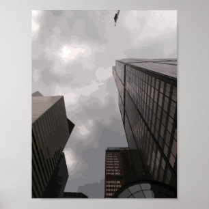 Poster Torre na cidade.