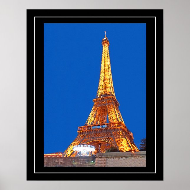 Poster Torre poster-Eiffel de 16" x 20" (Frente)
