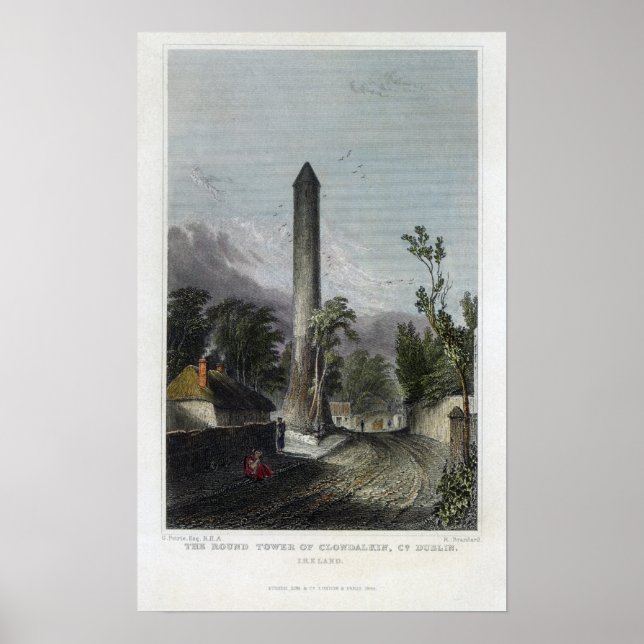 Poster Torre redonda de Clondalkin (Frente)