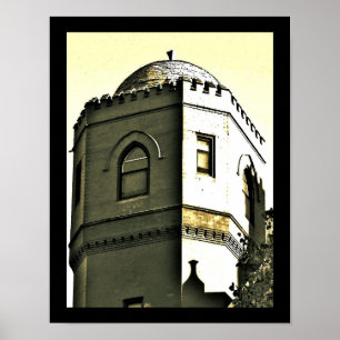Póster Torre Sepia