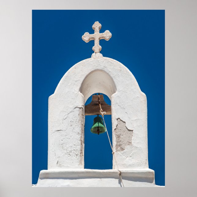 Poster Torre sineira de Mykonos (Frente)