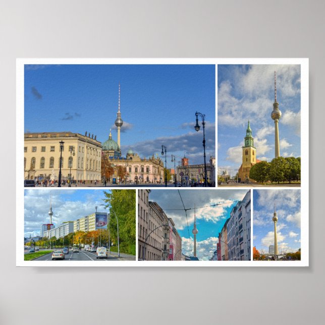 Poster Torre Televisiva, Berlim, Alemanha (Frente)