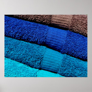 Poster Torres cinzas de tartaruga azul