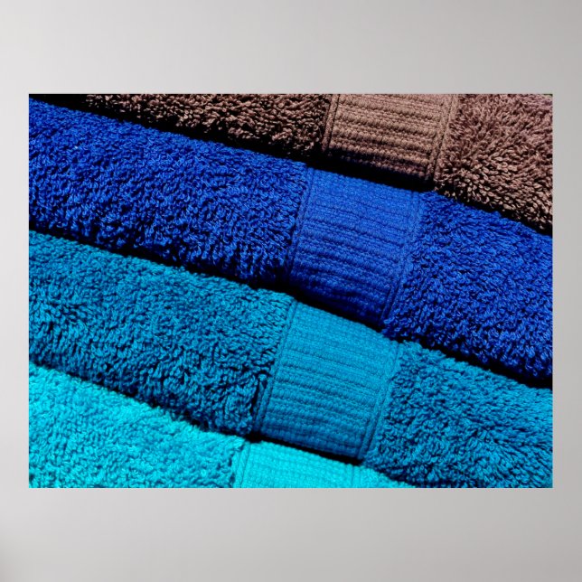 Poster Torres cinzas de tartaruga azul (Frente)