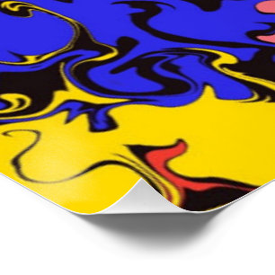 Póster Torres Coloridos abstrato /
