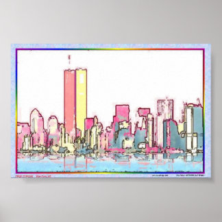 PÓSTER TORRES DE GÊMEAS