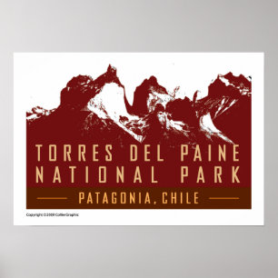 Poster Torres del Paine-Impressão