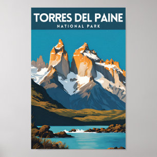 Poster Torres Del Paine National Park Traveler